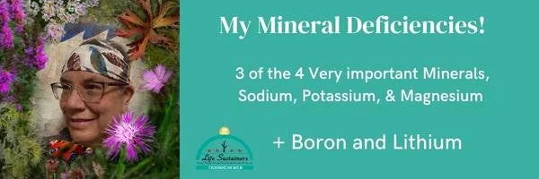 I couldn't believe the minerals deficiencies that I have